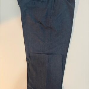 Roundtree & Yorke TravelSMART Charcoal Gray Plaid Dress Pants- Size 40/32